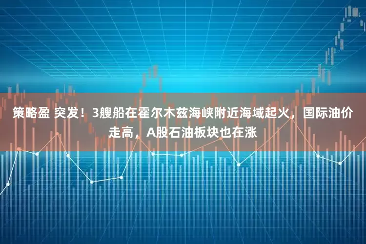策略盈 突发！3艘船在霍尔木兹海峡附近海域起火，国际油价走高，A股石油板块也在涨